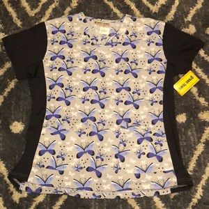 Green Town Scrub Top